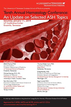 Tenth Annual Hematology Update January 2014
