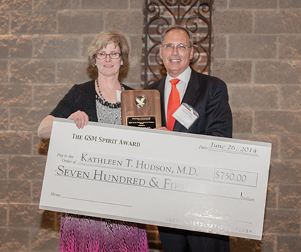 Kathy Hudson, MD, UTGSM Spirit Award